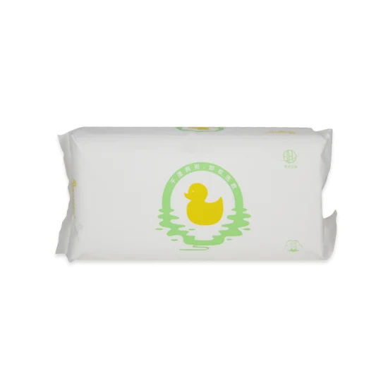 Serviette douce en coton non irritant jetable durable respectueuse de l'environnement