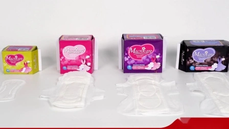 Maxi serviettes hygiéniques en coton féminin jetables avec des marques OEM